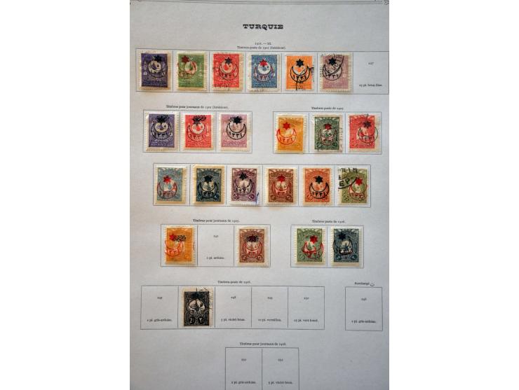 collectie 1862-1965 deels */** met beter materiaal in Yvert album