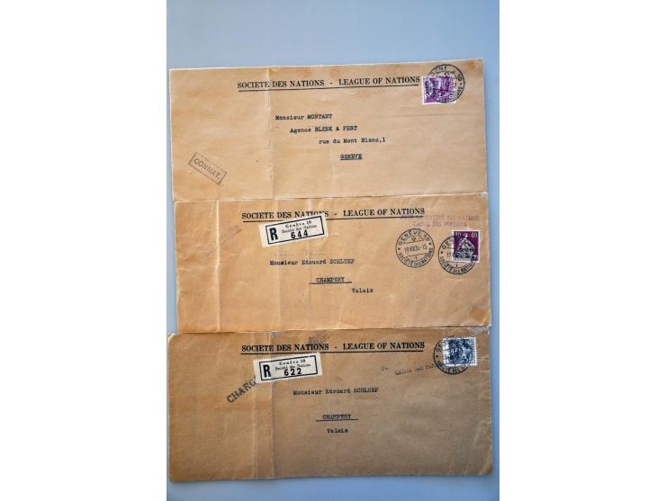 ruim 200 poststukken w.b. klassiek, soldatenpost, dienst en censuur, in doosje