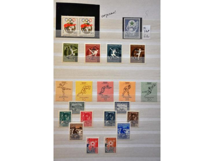 Zuid-Europa, vanaf klassiek, w.b. beter materiaal, in insteekboek