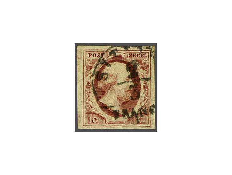 Sittard A (Ey 700) op 10 cent rood, pracht ex.