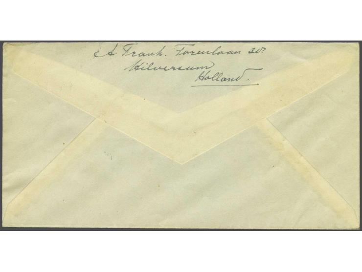 Kind 10 cent met plaatfout vlek tegen 1e been van Nederland op fdc E4, pracht ex., cat.w. 750
