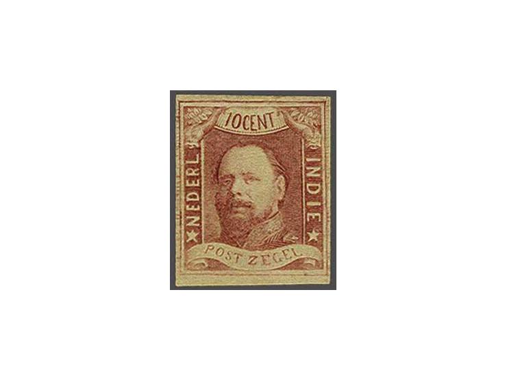 10 cent wijnrood pos. 97, pracht ex. met attest Vleeming 2019, cat.w. 400
