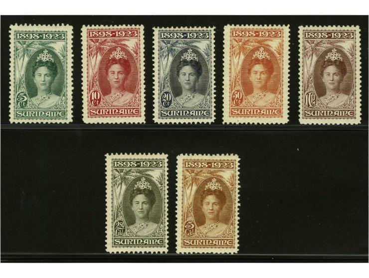 Jubileum 1923 5 cent t/m 5 gulden, cat.w. 675