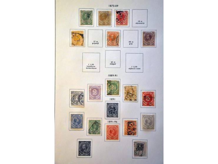 collectie 1852-1956 meest gestempeld in Holland album