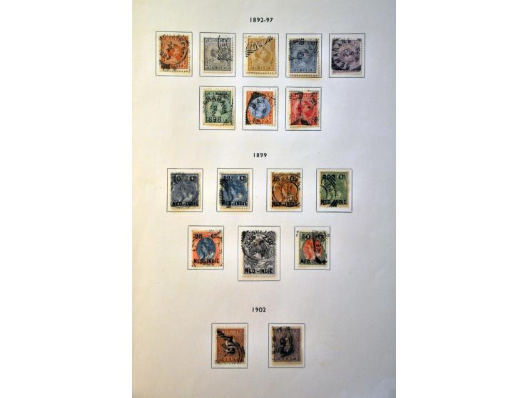 collectie 1852-1956 meest gestempeld in Holland album