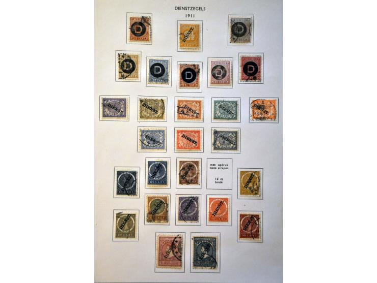 collectie 1852-1956 meest gestempeld in Holland album
