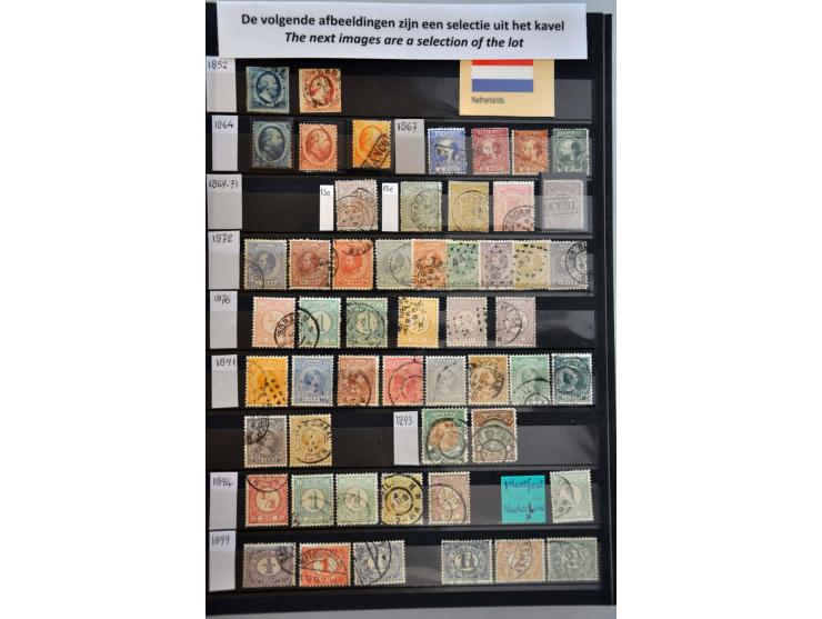 collectie 1852-2017 gestempeld in 2 dikke insteekboeken