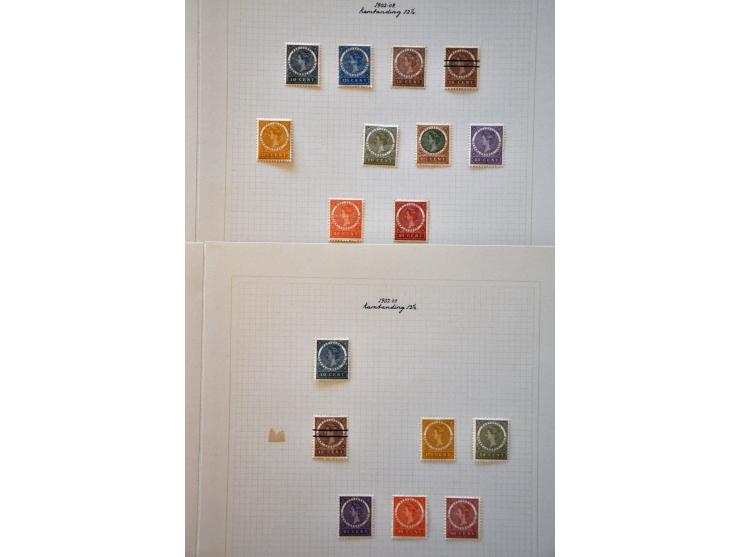 gespecialiseerde restantcollectie vanaf 1889 geheel * w.b. Jaarbeurs Bandoeng, Jubileum 1923, Kreisler 50 cent met watermerk,