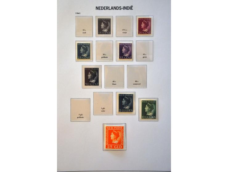 en Nieuw-Guinea collectie 1899-1948 */** met beter materiaal w.o Kreisler, Van Konijnenburg 25 gulden etc. in Davo album