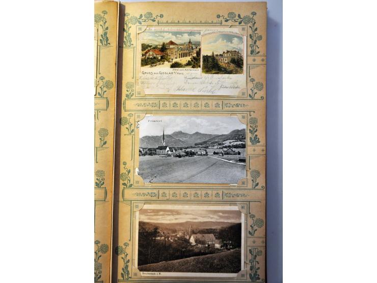 192 ex. oude en zeer oude met beter o.a. litho kaarten in album