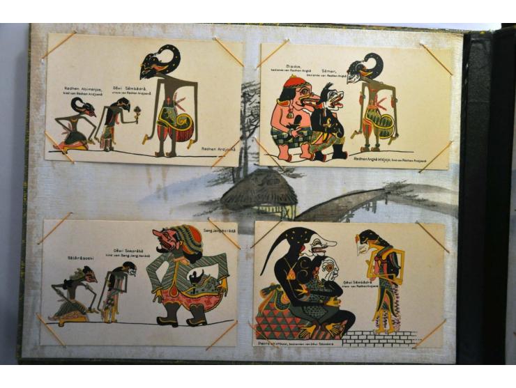 , Indonesië 48 ex. oude en zeer oude in mooi album