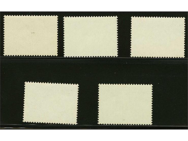 Pig-breeding 5x 8 fen, very fine unmounted mint, cat.v. 350