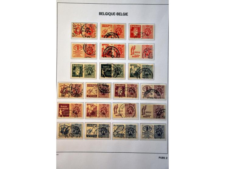 pubs, collectie zowel gestempeld als */** verzameld met betere ex. op albumbladen