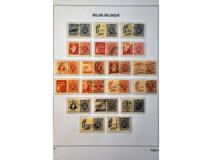 pubs, collectie zowel gestempeld als */** verzameld met betere ex. op albumbladen