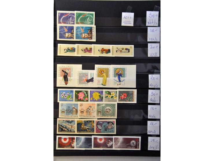 mainly ** including imperforated sets on stockcards