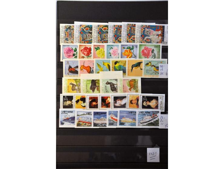 mainly ** including imperforated sets on stockcards