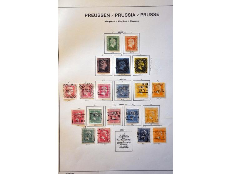 collection 1850-1867 used with better stamps and cancellations