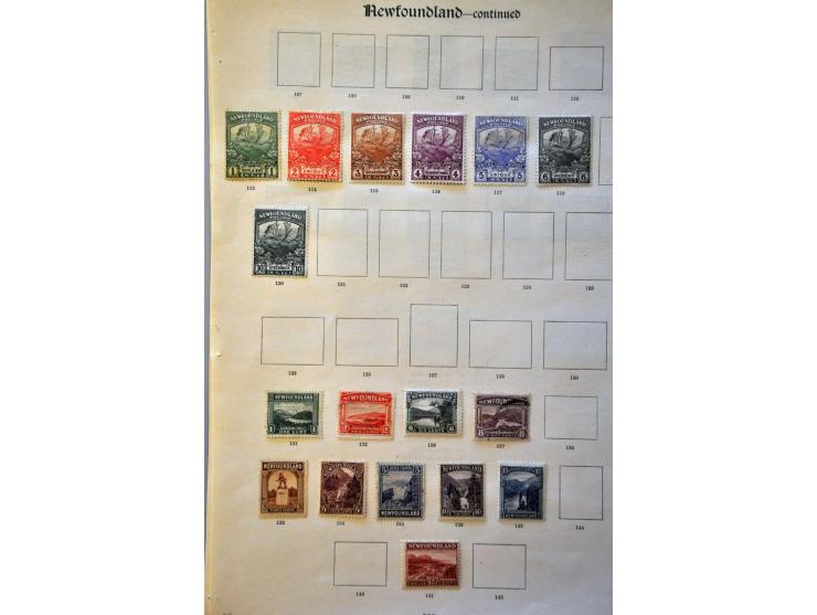 , New Brunswick, Prince Edward, Nova Scotia etc. collection with better ex. and some forgeries on album leaves 