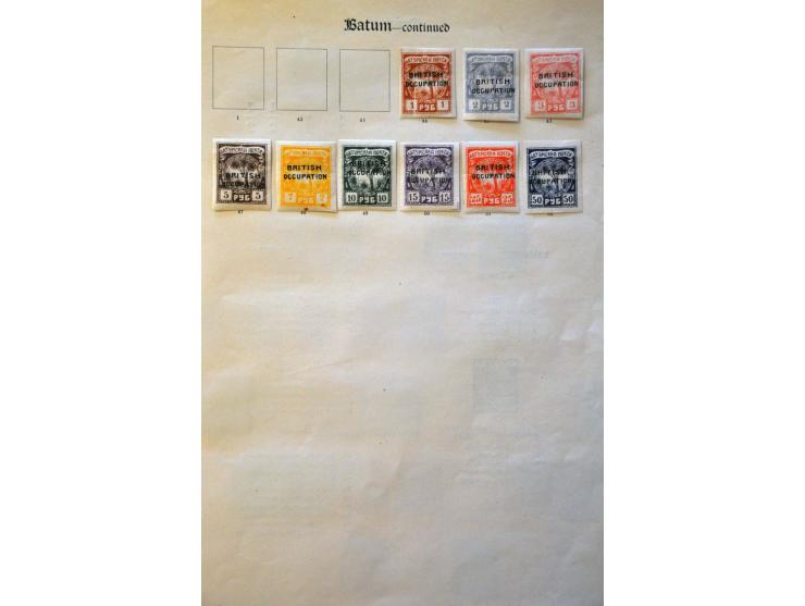 , Gibraltar and Morocco collection with better ex. on album leaves 