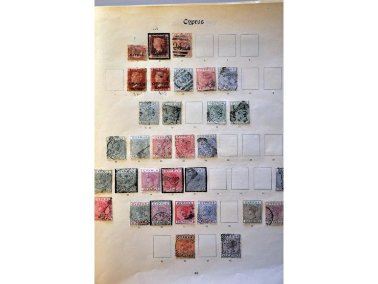 , Gibraltar and Morocco collection with better ex. on album leaves 