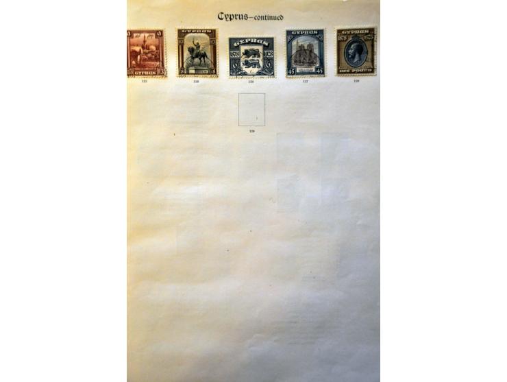 , Gibraltar and Morocco collection with better ex. on album leaves 