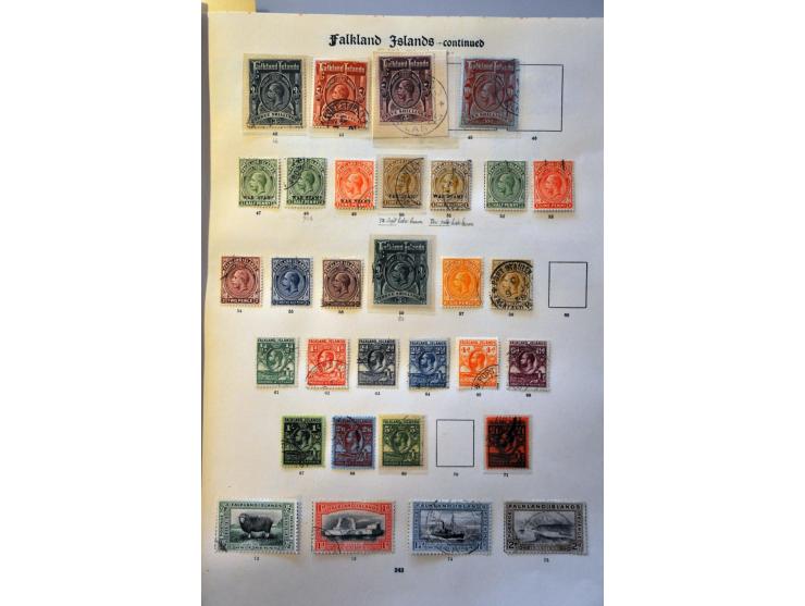 good collection 1869 (FR1 cut out from cover) - 1935 used with many better stamps (SG 41-42, 49-50, 68, 80, 126, 135, etc.) o