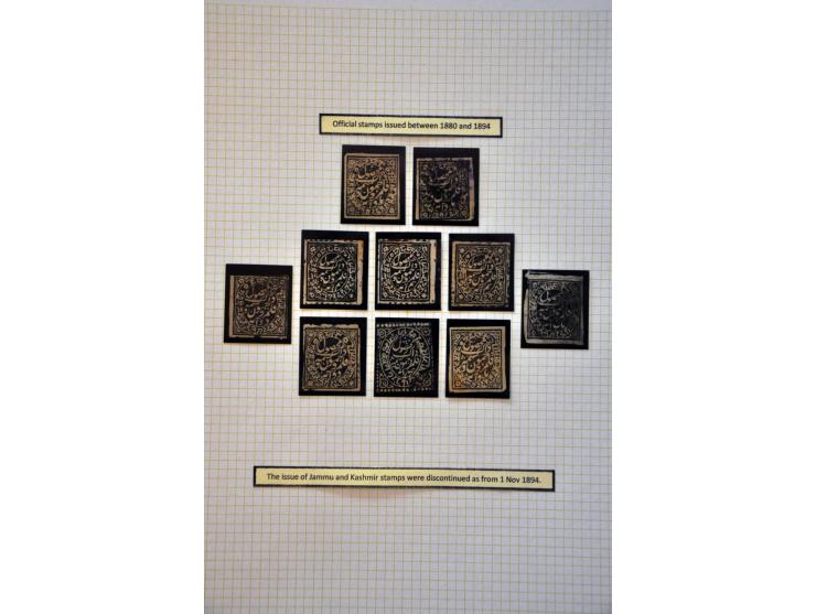 collection 1866-1894 nicely arranged with background information on leaves