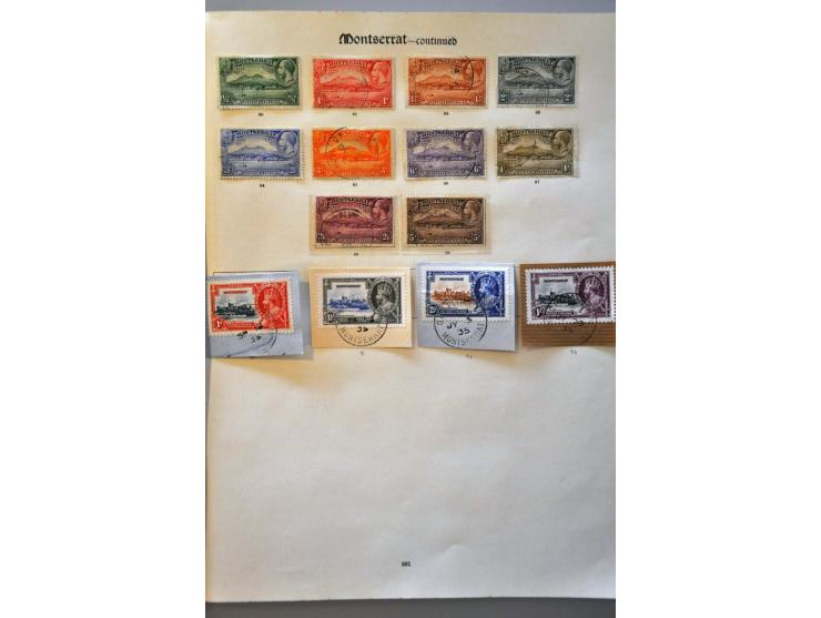 collection 1876-1935 used with many better ex. on album leaves 
