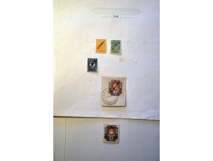 Postoffices in China, Crete and Levant, collection used and */** with better material and some overprint varieties on album l