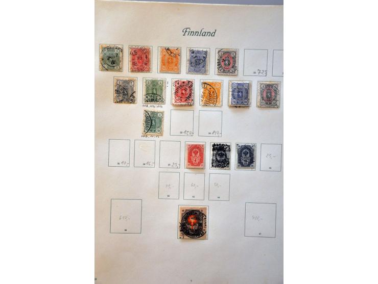 collection 1856-1948, used and * , mixed quality with better ex. on album leaves