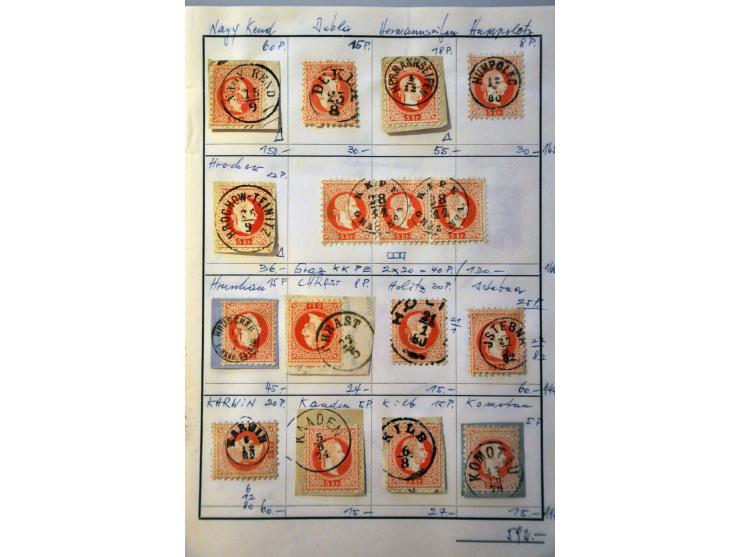 cancellations mainly on issue 1867, about 120 nice strikes in approval booklet
