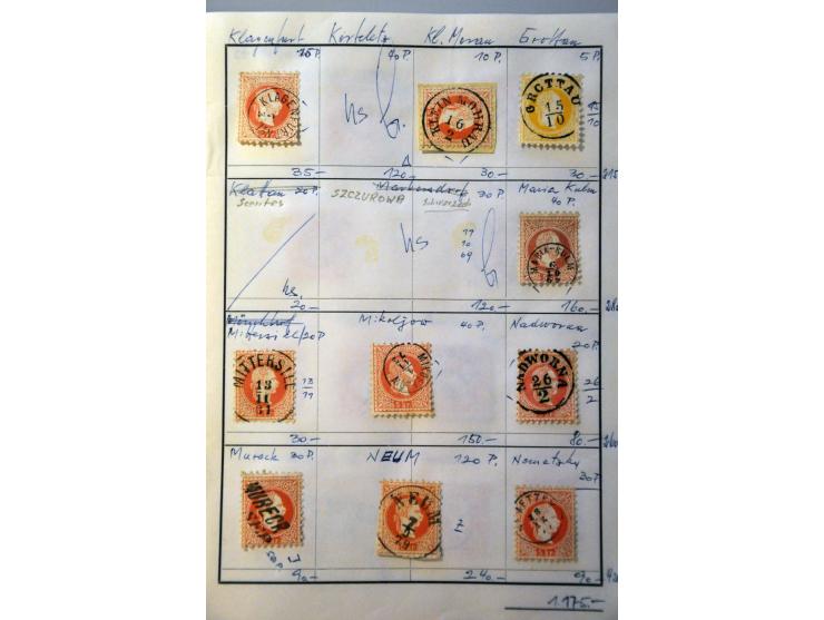cancellations mainly on issue 1867, about 120 nice strikes in approval booklet