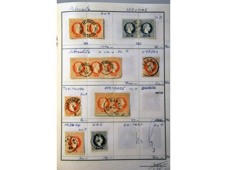 cancellations mainly on issue 1867, about 120 nice strikes in approval booklet