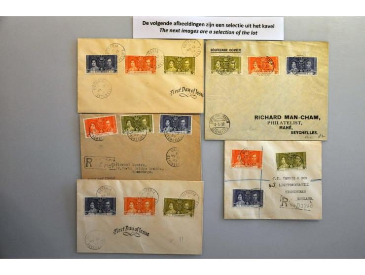 earlier fdc's (between 1937 and 1967), totally 28 ex. 