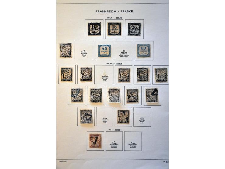 collection 1849 - 1985 mainly used with better ex. and sets in Schaubek album 