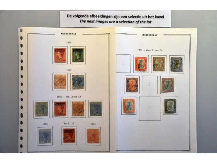 collection 1876- 1999 with better ex. in 2 albums and stockbook 