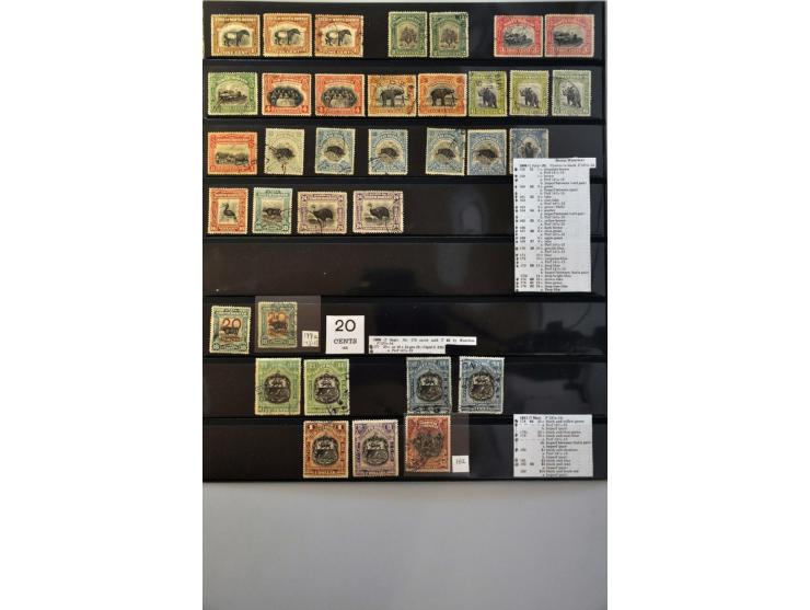 nice collection used between SG1 and SG 302 and postage dues, including many better ex. and sets, some varieties (imperf pair