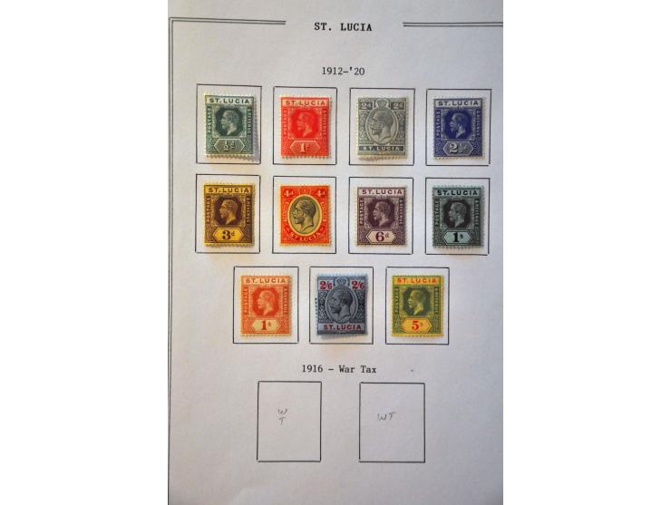 collection 1864-2001 used and * in 2 small albums 