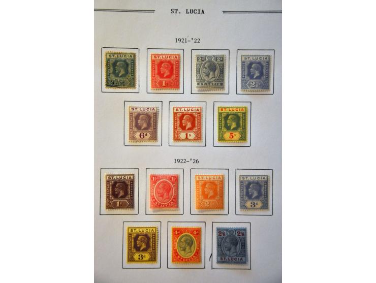 collection 1864-2001 used and * in 2 small albums 