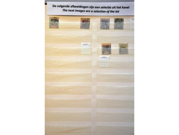 collection including many postmarks and better ex. in stockbook  
