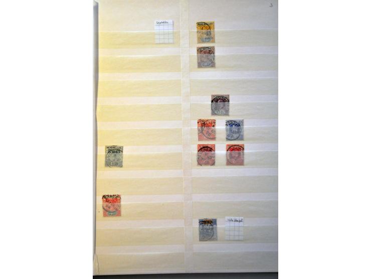 collection including many postmarks and better ex. in stockbook  