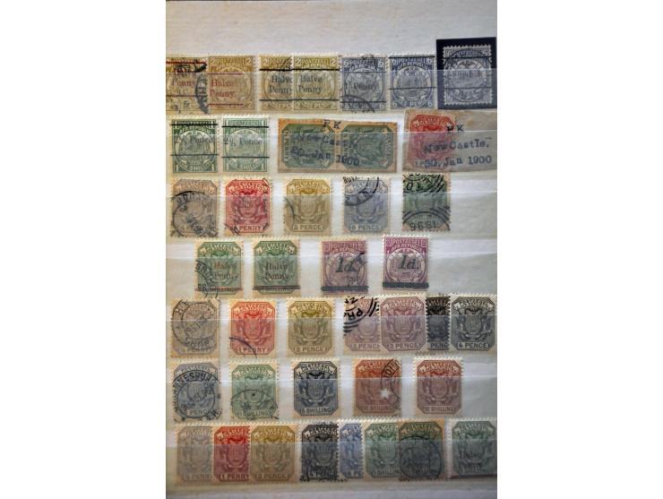 , Natal, Orange Free State, Transvaal etc. including better material and forgeries in small stockbook