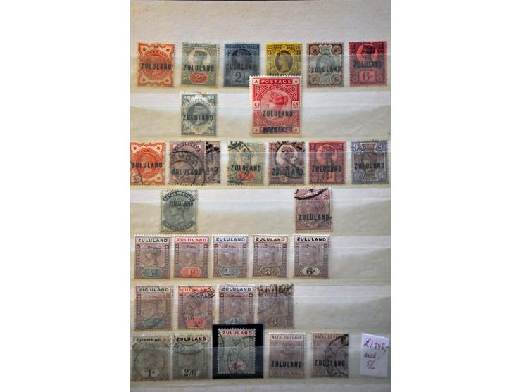 , Natal, Orange Free State, Transvaal etc. including better material and forgeries in small stockbook