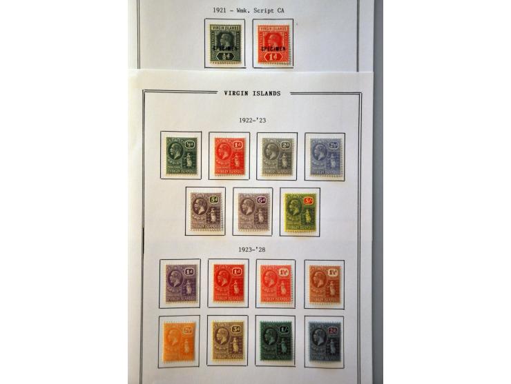 collection from 1867 mainly * including many better stamps and sets in 2 small binders