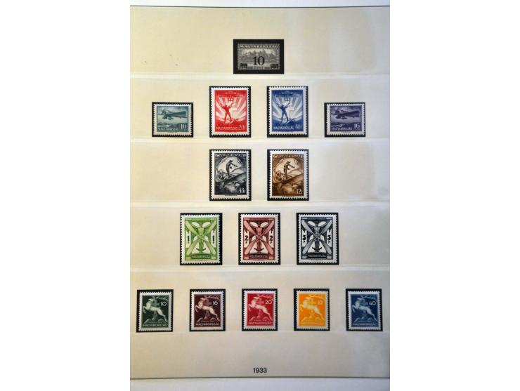 collection 1913-1998 */** with better sets and minisheets (a.o. Roosevelt and Chainbridge) in 13 Lindner albums in large box