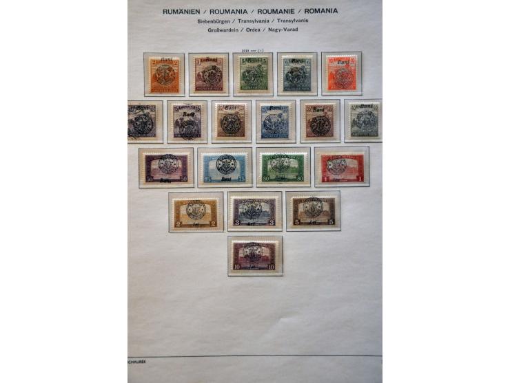 collection with a.o. French Occupation, Romanian Occupation, Lajtabansag (Western Hungary) etc. in binder