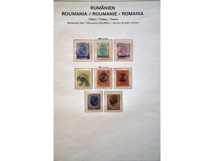 collection with a.o. French Occupation, Romanian Occupation, Lajtabansag (Western Hungary) etc. in binder