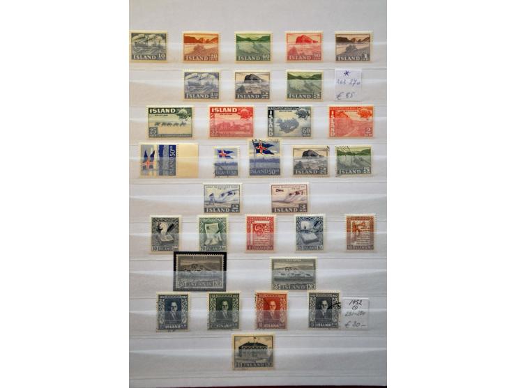 older and classic material with better ex. in 3 stockbooks