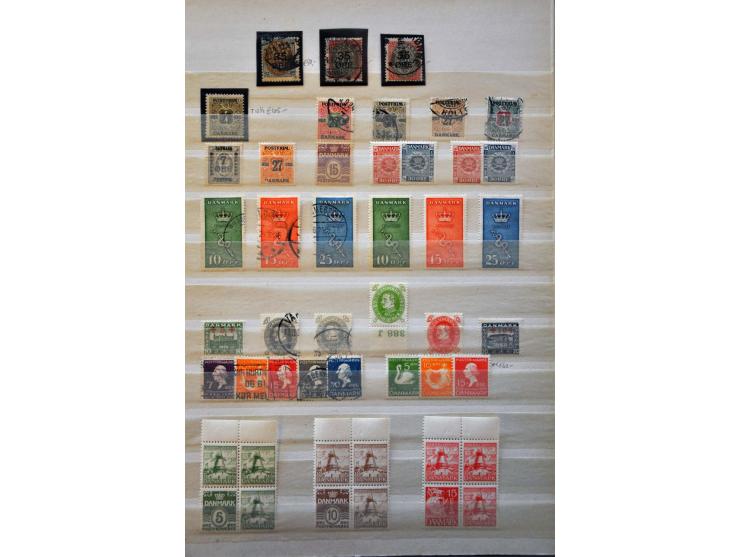 older and classic material with better ex. in 3 stockbooks