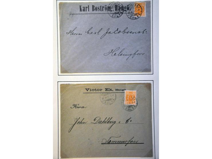 collection of about 200 covers/postal stationery ca. 1860-1990 with better items in binder
